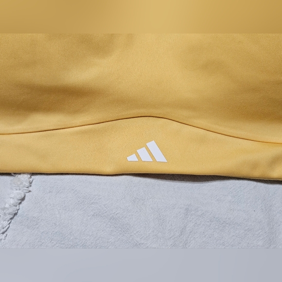 Adidas TLRD Impact Training High-Support Pastel Yellow Bra Sz 2X (DD-F) Recycled - Picture 2 of 12